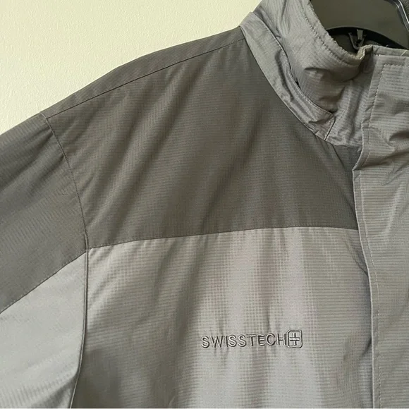 Swiss Tech Men's Charcoal Performance Jacket 3XL - Picture 4 of 15